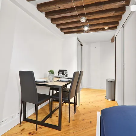 Studio Charmant Appartement Quartier Les Marais Free Netflix-2